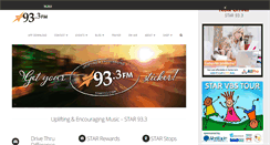 Desktop Screenshot of mystar933.com